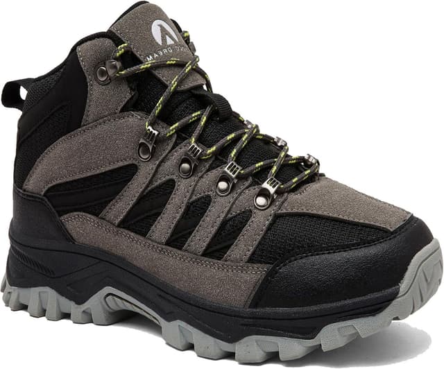 Detalle de HODTOB Wanderschuhe – wasserdichte Outdoor-Trekkingschuhe mit rutschfester Gummisohle