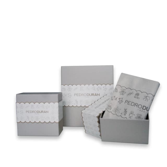 Detalle 2 de Pedro Durán Concha de bautismo Fatima 14x13 cm