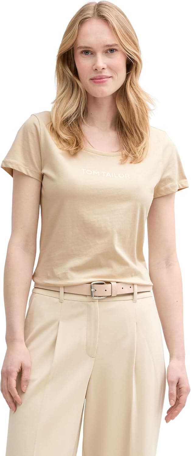 Detalle de Tom Tailor T-Shirt Donna 1047736 a maniche corte