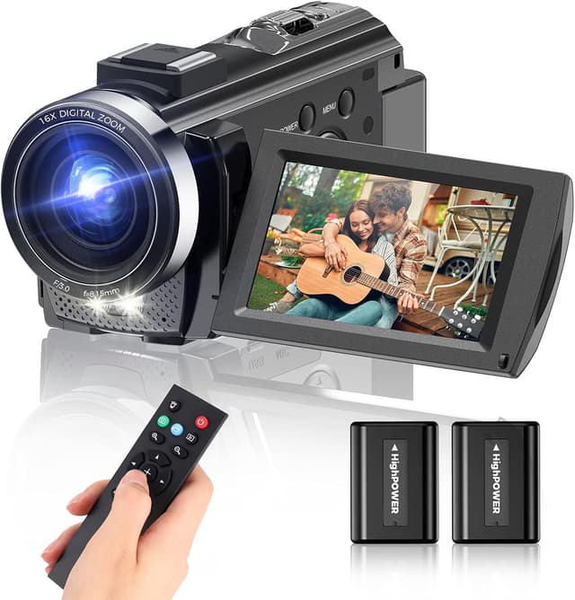 Imagen de Sunscien Video Camera Camcorder 1080P vlogging camera en OfertitasTOP