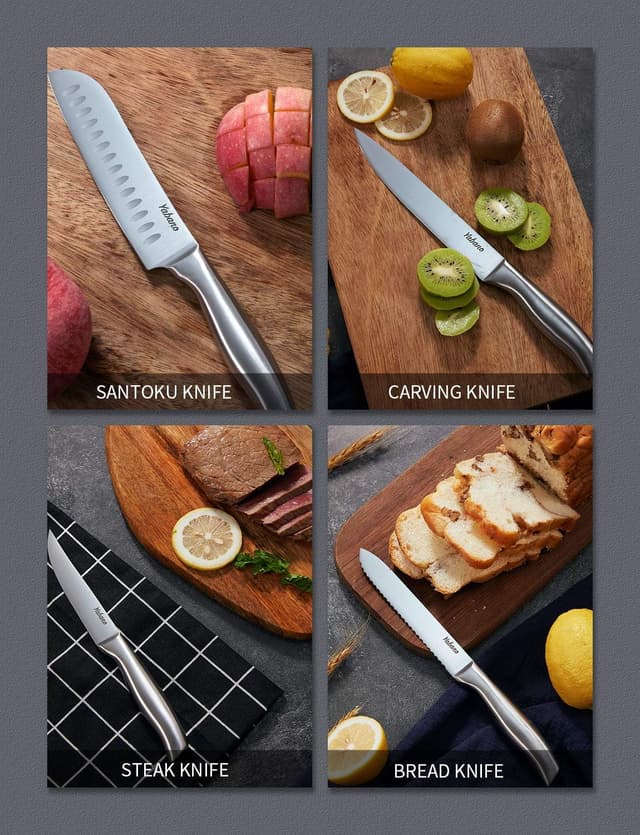 Thumbnail 4 de Yabano Set Coltelli 16 Pezzi Ceppo Cucina