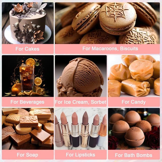 Thumbnail 4 de Colorante Alimentario Marrón - 3 Botellas de 30ml 🟤