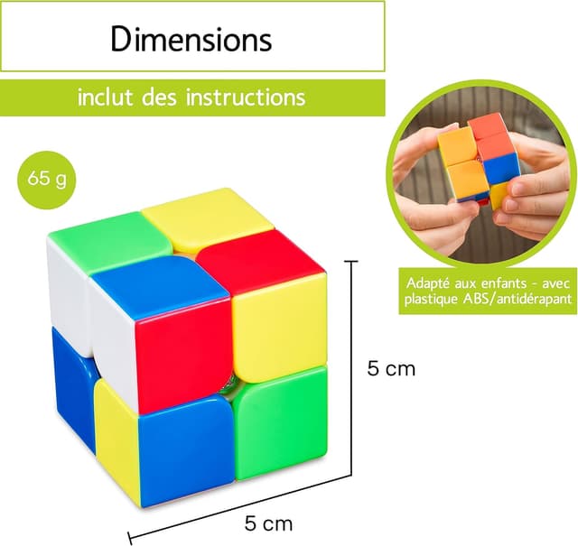 Thumbnail 1 de Cubidi Cube Magique 2x2 Sydney Carbon