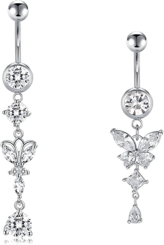 Thumbnail 4 de Longita 10mm Dangly Belly Button Bars