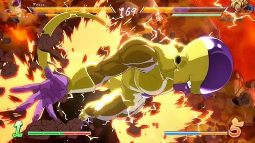 Detalle 2 de Dragon Ball FighterZ de Bandai Namco: combates 3 vs 3 con estilo anime y modo online