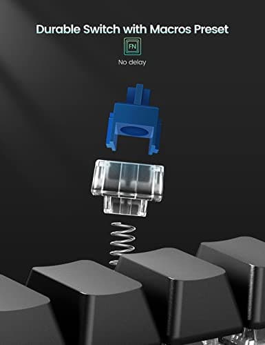 Detalle 1 de VAYDEER teclado macro con 4 teclas NKRO