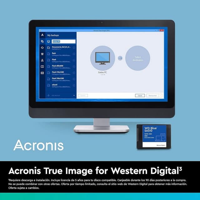 Thumbnail 2 de Sandisk WD Blue SA510 4TB SSD SATA