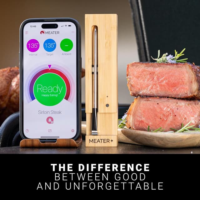 Thumbnail 6 de MEATER Plus Smart Bluetooth Wireless Meat Thermometer for BBQ, Oven, Smoker & More