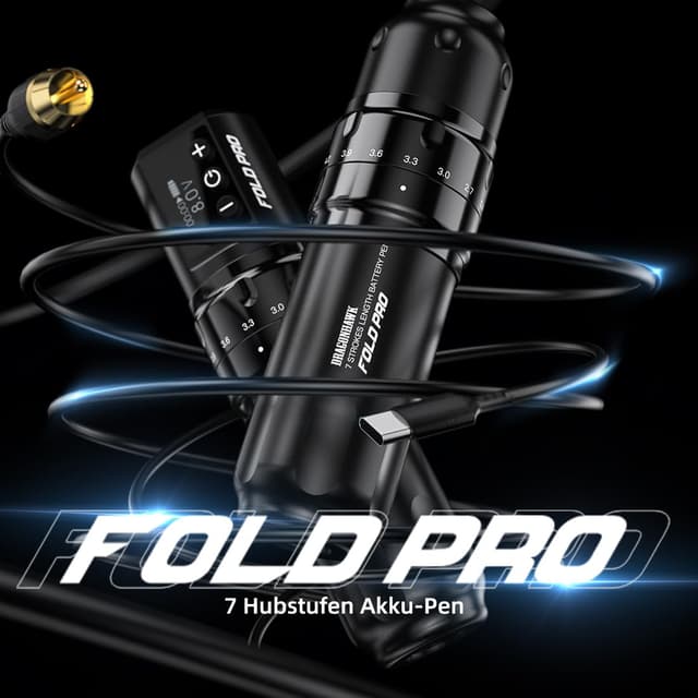 Thumbnail 2 de Dragonhawk Fold Pro Kabellose Tattoo Maschine