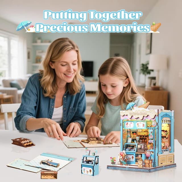 Thumbnail 5 de CUTEBEE Book Nook Kit Casa Delle Bambole 3D