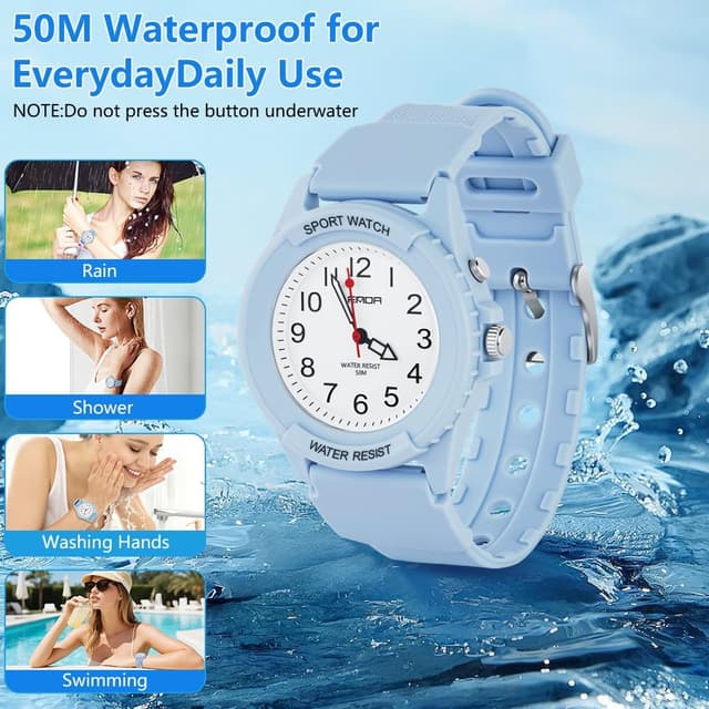 Detalle 2 de OFFCUP Montre Sport Femme Montre Quartz 50M