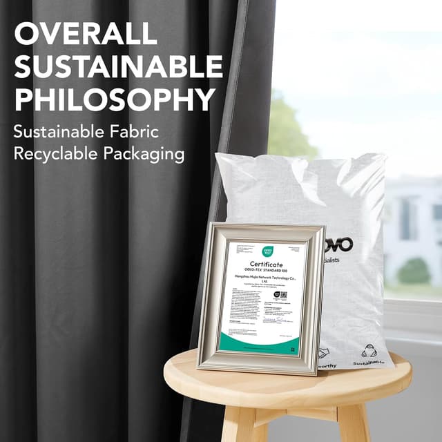 Thumbnail 5 de Deconovo Rideau occultant 280x175 cm 🪟