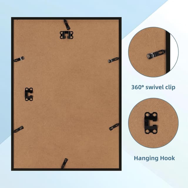 Detalle 2 de EYMPEU A3 picture frame for A4 photos