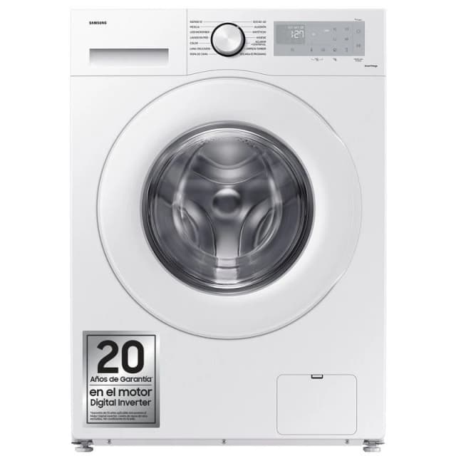 Detalle de Samsung WW90CGC04DTHEC Lavadora 9kg Francesa 🧺 Blanca