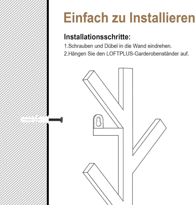 Thumbnail 6 de LOFTPLUS Perchero de Pared Moderno 41 cm