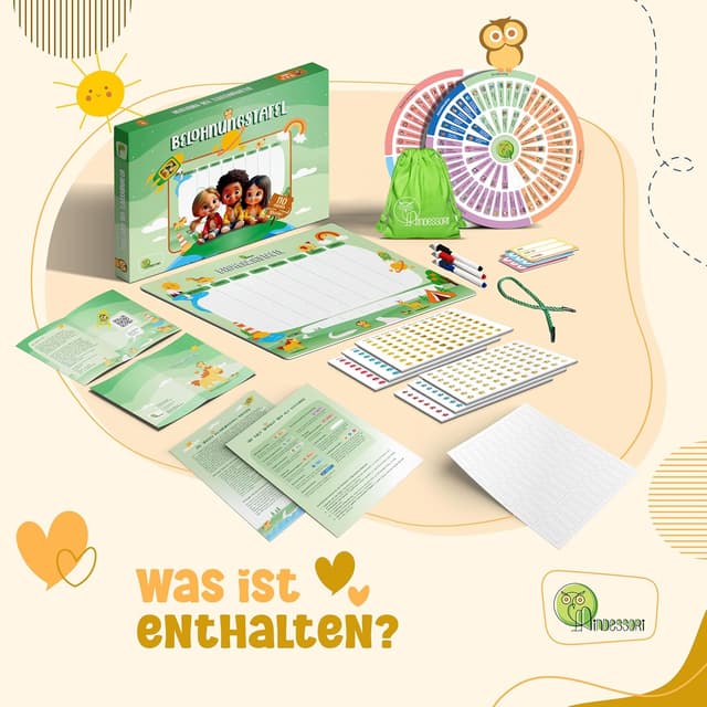 Detalle de Mindessori Belohnungstafel für Kinder