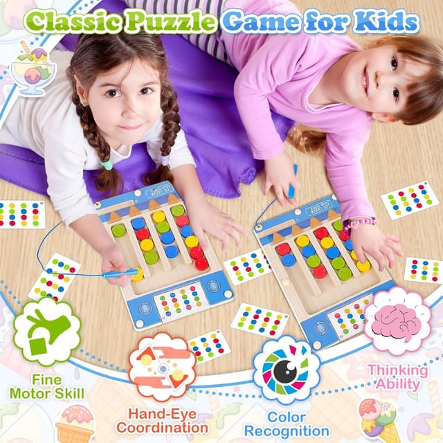 Thumbnail 3 de 4-5-3-6 Year Olds Magnetic Maze Puzzle