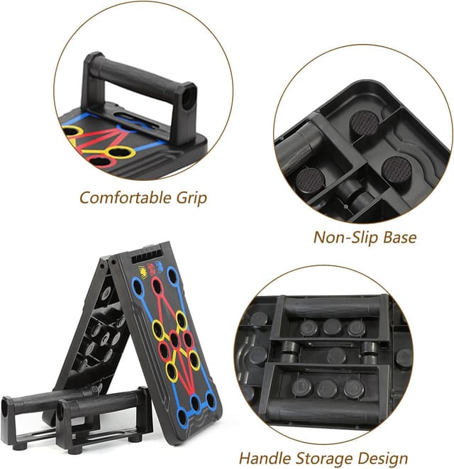 Detalle de Wesoke Push Up Board 300kg capacity 14 in 1