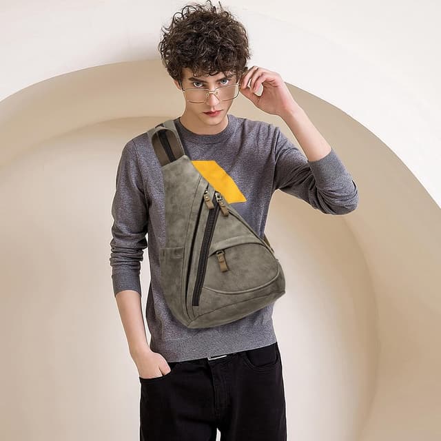 Thumbnail 6 de KL928 Casual PU Vintage Rucksack 10 x 7 x 16 Zoll