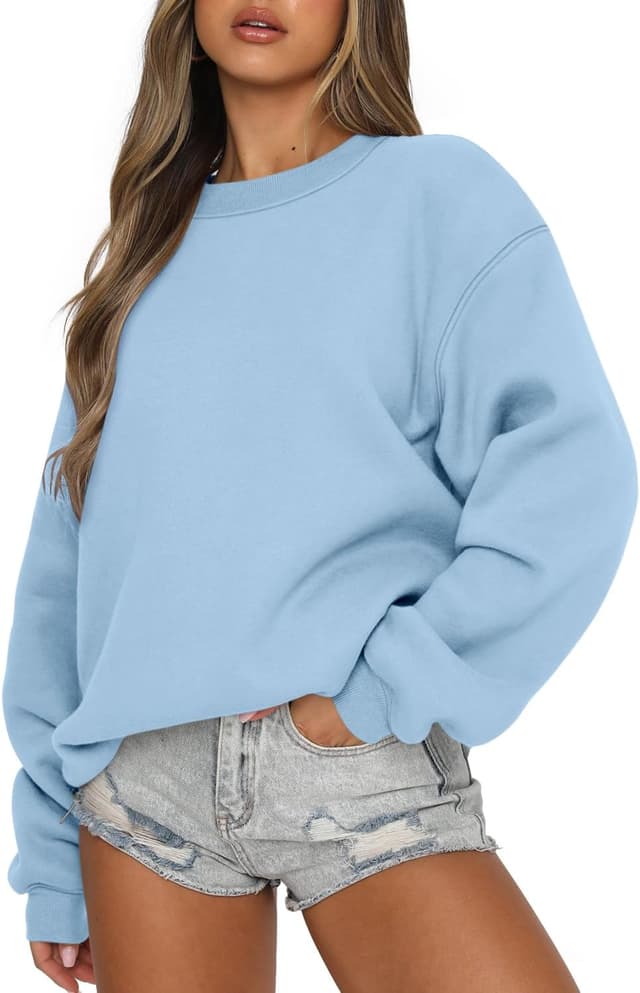 Detalle 2 de CHICZONE women’s crew neck sweatshirt pullover (cotton–polyester blend)