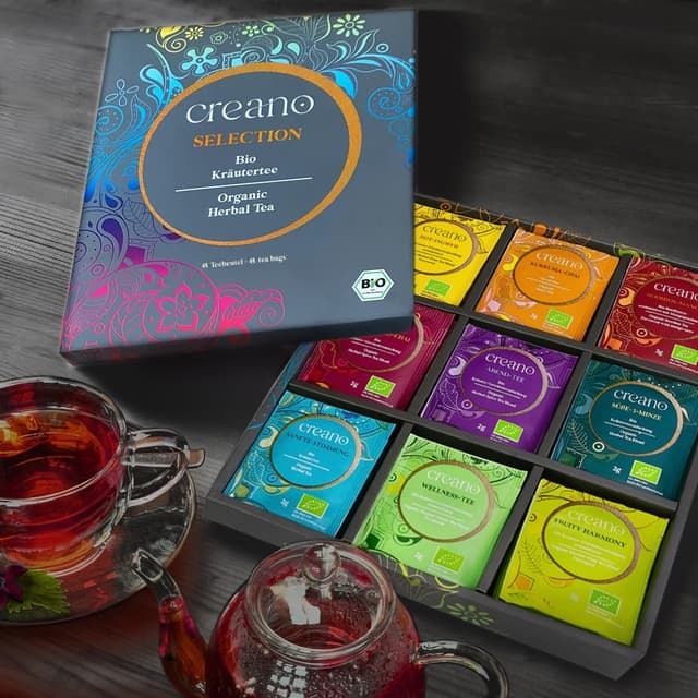 Detalle de Creano Organic Herbal Tea Coffret Bio 45 sachets