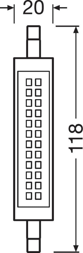Thumbnail 8 de OSRAM LED SLIM LINE R7S 12W 💡 Luz Blanco Cálido