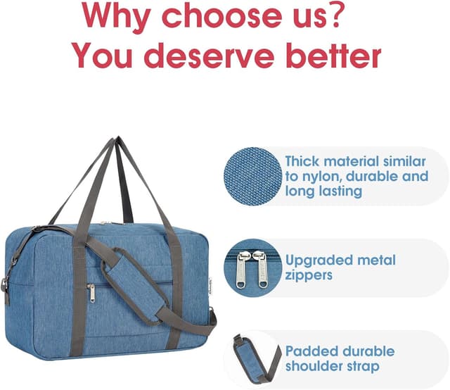 Detalle 2 de Ryanair 40x30x20 Underseat Foldable 20L Navy