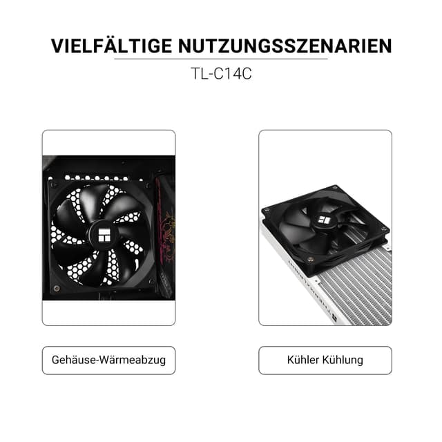 Thumbnail 5 de Thermalright TL-C14C ventilateur CPU 1500 tr/min đź–Ą
