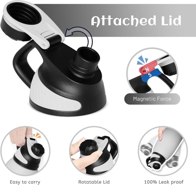 Detalle de Fjbottle Magnetic Lid Vacuum Bottle 1L