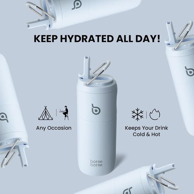 Detalle 2 de Generic insulated water bottle 500ml