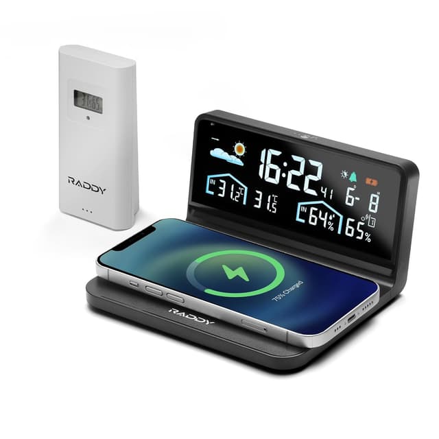 Detalle de Raddy DT5-W stazione meteo wireless 15 W