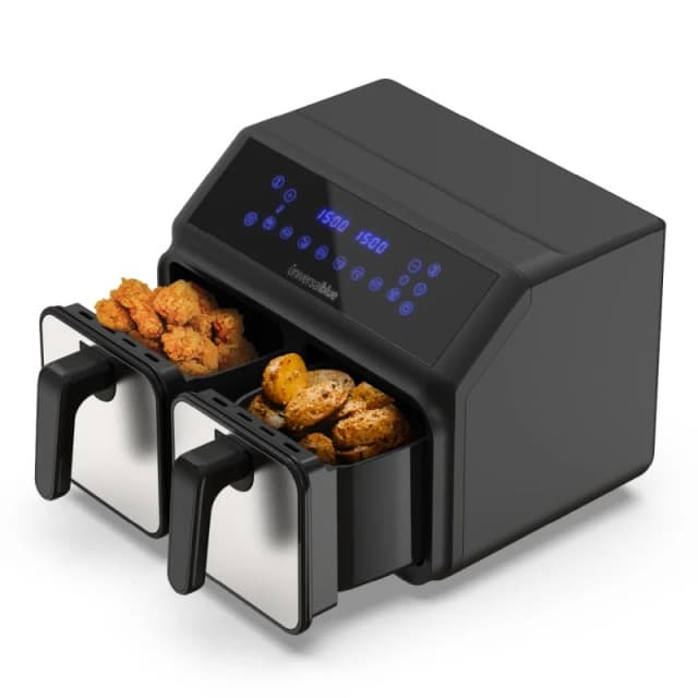 Detalle de Universal Blue Crispy 6008DB, freidora de aire dual