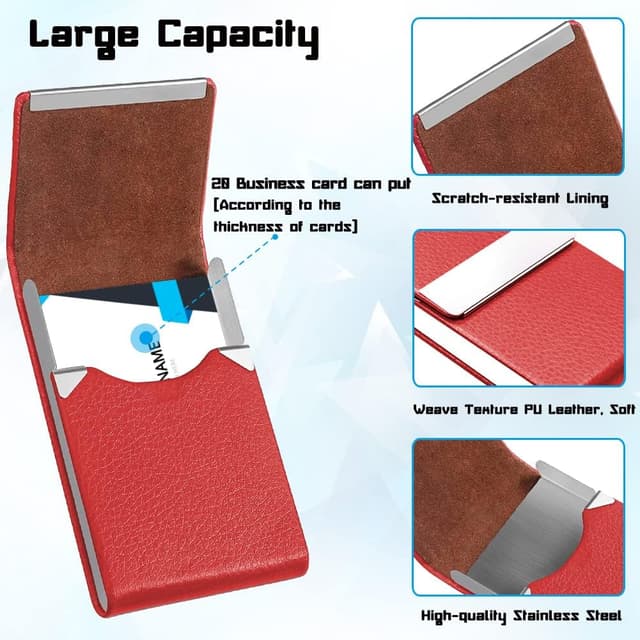 Thumbnail 3 de Waylipun Business Card Holder 15-20 cards 📇