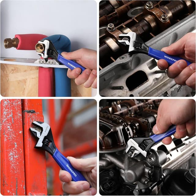 Thumbnail 6 de WORKPRO 150 mm Wide Mouth Adjustable Wrench