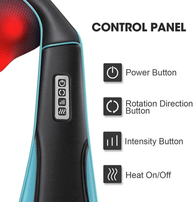 Thumbnail 5 de MagicMakers Electric Shiatsu Neck Massager with Heat