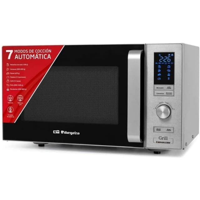 Detalle 2 de Orbegozo MIG 2528 CO microondas con grill y convección de 25L (900W/1950W)
