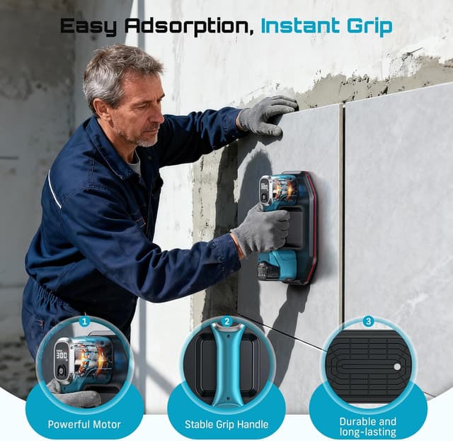 Thumbnail 6 de SEESII Akku Saugheber für Fliesen 300 kg