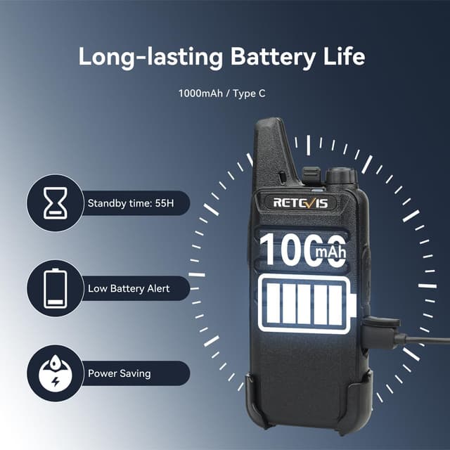 Thumbnail 2 de Retevis RT22 Walkie Talkies, 10-Pc