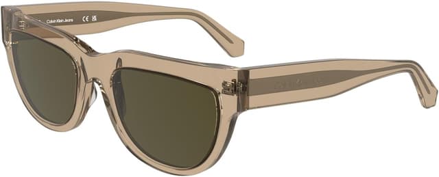 Detalle 2 de Calvin Klein Jeans CKJ25600S occhiali da sole donna cat-eye marrone-violet con lenti solid brown