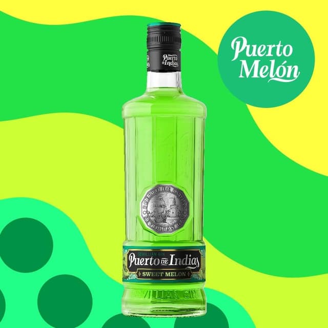 Thumbnail 1 de Puerto de Indias Ginebra de Melón Premium 🍈 70cl 37.5º