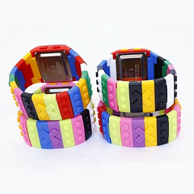 Thumbnail 6 de FENKOO Neutral Arco Iris Reloj de Pulsera Digital Negro