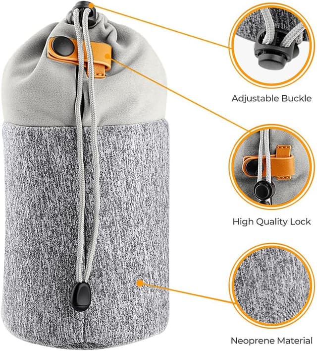 Detalle 1 de K&F Concept 10×18cm neoprene lens pouch