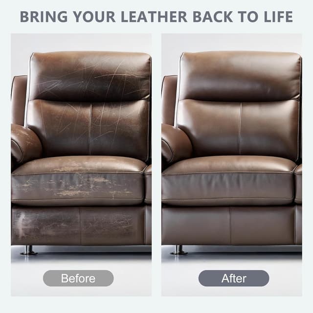 Thumbnail 6 de WYCOON Kit Riparazione Pelle Nero per Divani