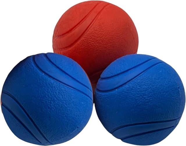 Detalle 1 de Pet Guru high bounce dog training boomer ball (TRP rubber) – medium & large, 7.5 cm