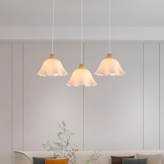 Detalle de Goeco Lámpara Colgante de Cristal E27