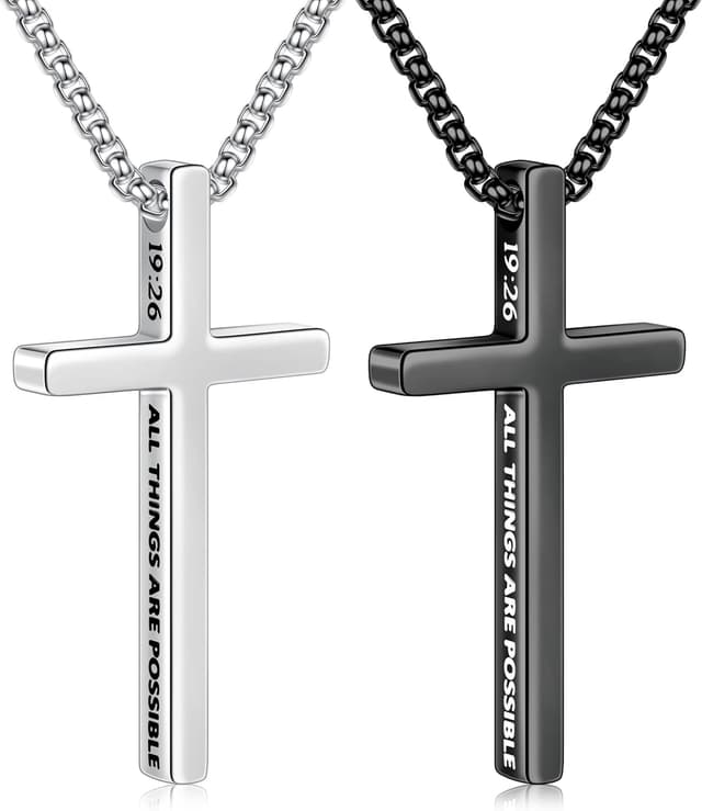 Imagen de Ursteel Cross Necklace 45.6mm en OfertitasTOP