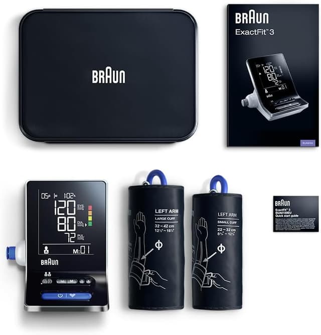 Detalle 1 de Braun ExactFit 3 tensiomètre de bras BUA6150 – indicateur à code couleur et 2 tailles de brassard