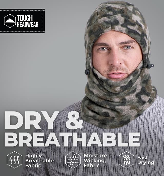 Thumbnail 4 de Tough Headwear Balaclava Hood Ski Mask 1pc