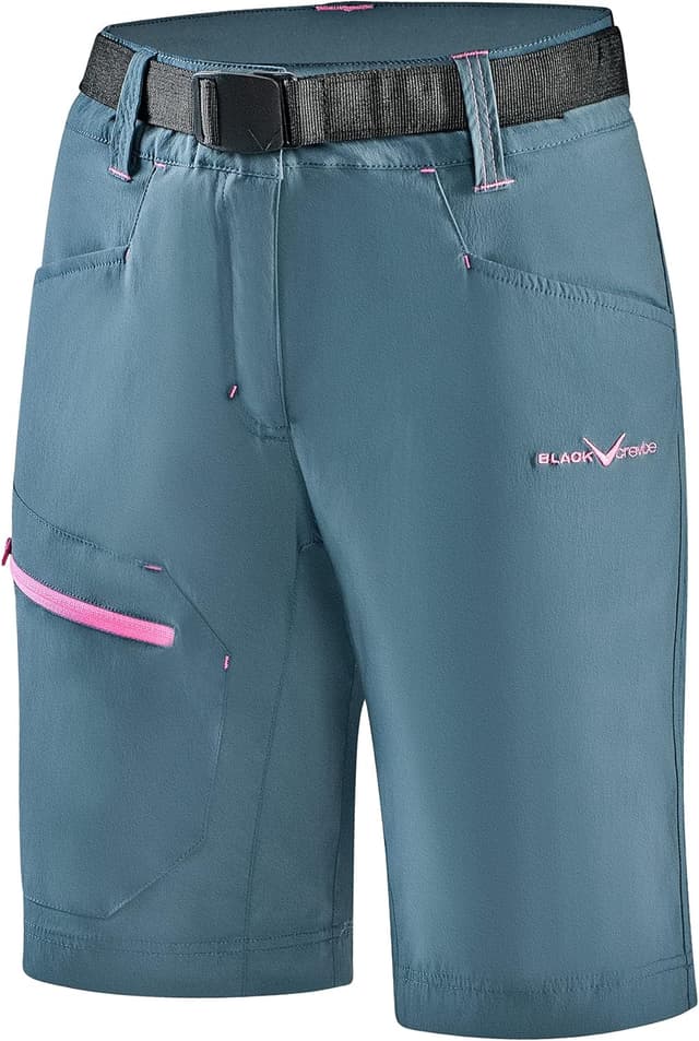 Detalle de Black Crevice Short de trekking femme imperméable à séchage rapide