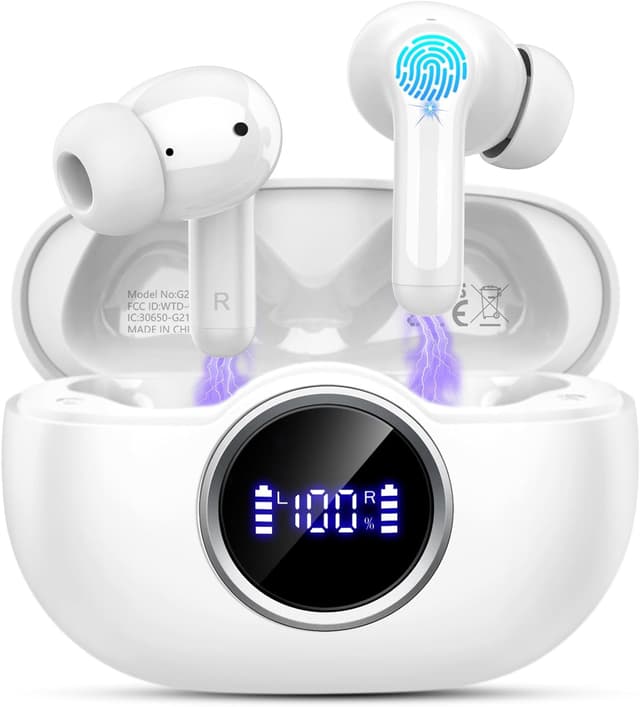 Detalle de Rinsmola Wireless Earbuds 36H playtime